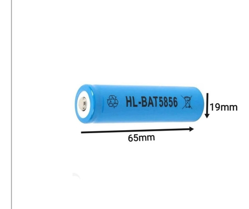 5 Piezas Bateria Recargable 18650 3.7v 6000 Mah Pilas