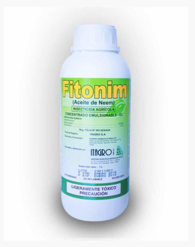 Aceite De Nem; Insecticida Orgánico Fitonim 1 Litro