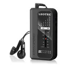 Leotec Radios De Bolsillo Pequeñas, Radio Am Fm A Pilas, F.