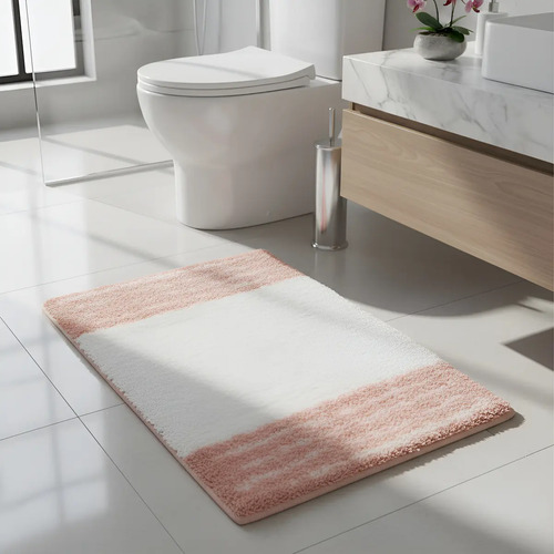 Alfombra Baño Shaggy 60x40 Cm Acolchonada