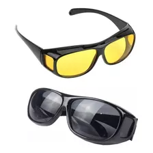 Oculos Visao Noturna 2 Un. Dirigir Moto Carro Uv Dia Noite