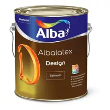 Albalatex Satinado Blanco X 4lts Latex Interior Alba - Prestigio