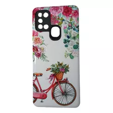 Funda Diseño Bicicleta Mujer Para Samsung A21s