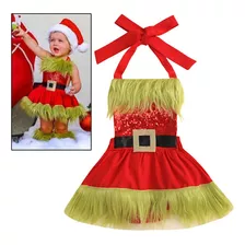 Macacão De Natal Fofo, Macacão Curto, Vestido De Festa De Na