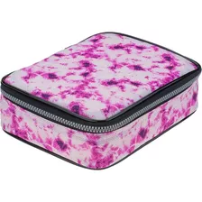 Estojo Escolar Box 100 Pens Tie Dye Pink.