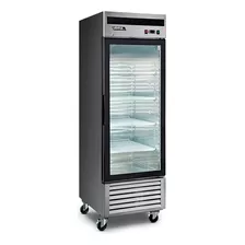 Refrigerador Acero Inox. 1 Pta. Vidrio Vr1ps-700v