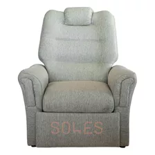 Sillón Reclinable Chenille Relax Premium Descanso + Envío