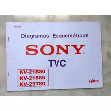 Esquemario Antigo Sony De Tvs Cod. 539 Eltec