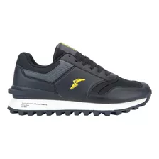 Tenis Deportivo Running Goodyear 4004 Negro Para Hombre