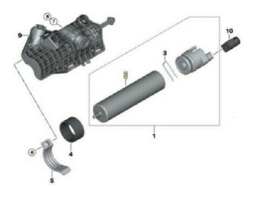 Filtro Combustible Diesel Original Mini Cooper R56- R60-r61 Foto 2