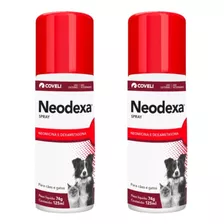 Neodexa Spray Cães Gatos 125ml Coveli Kit Economico C/02 Un 