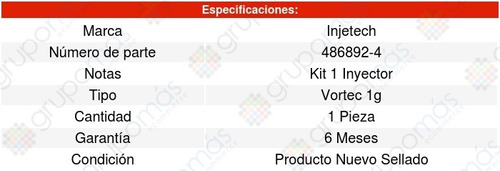 Repuesto Inyector Combustible Jimmy 6cil 4.3l 92/95 8157793 Foto 2