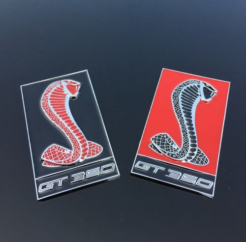 Logo Emblema Ford Mustang Gt Shelby Gt350 Cobra Adhesivo Foto 4