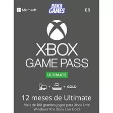 Xbox Game Pass Ultimate 12 Meses - 25 Dígitos