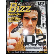 Revista Show Bizz 186 Marcelo D2 U2 Rock In Rio 3 Jan 2001
