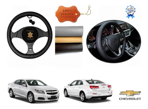 Tapetes 3d Logo Chevrolet + Cubre Volante Malibu 2013 A 2015 Foto 3