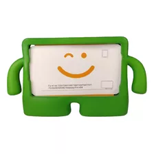 Capa Tablet Emborrachada Infantil Galaxy Tab A 2017 T380 Cor Verde