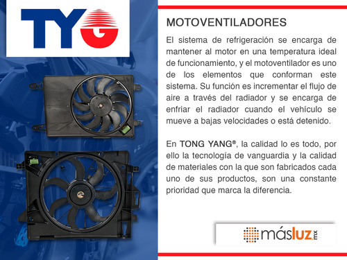 1- Motoventilador Doble Escape V6 3.0l 2001/2004 Tong Yang Foto 4