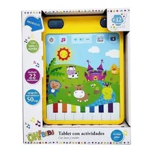 Juego Tablet Con Actividades Luz Sonido 22 Melodias Ok Baby