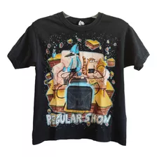 Polera Negra Un Show Mas (regular Show) Talla S