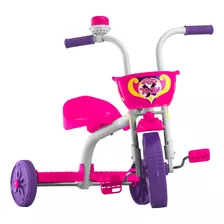 Triciclo Velotrol Infantil Ultra Bikes Branco - Rosa Único