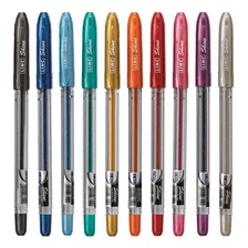 Shine Glitter Gel Pen 10 Pk Varios Colores