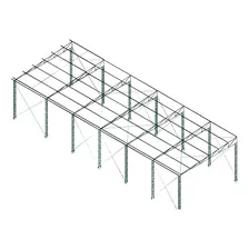 Projeto Galpão Uma Água C/ 11x31x6 - Treliçado