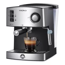 Cafetera Xion Xi-cm20 Automática Negra Y Inox Para Expreso