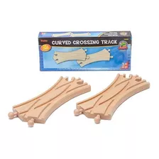 2 Piezas De Madera Curvo Que Cruza La Pista