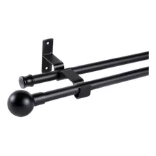 Set Extensible De 170-320 Cm Color Negro Y Terminal Bola