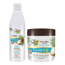 Kit Silicon Mix Coconut Oil Shampoo 478ml + Mascara 478g