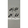 Kit X5 Uds Tapa Cubre Valvula De Aire Lujo Auto Emblema Logo Daihatsu Mira Gino
