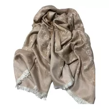 Pashmina Echarpe Lenço Louis V Bege