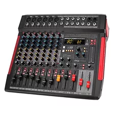 Controlador De Mezclador De Audio Dj Profesional Contro...