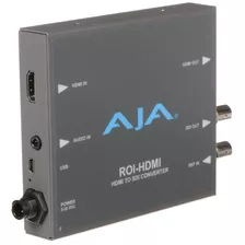 Aja Roi-hdmi Hdmi A 3g-sdi Mini Convertidor Con Escala De R.