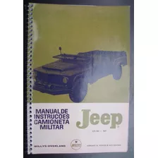 Manual Jeep F-75 Militar - Cachorro Louco - 1962