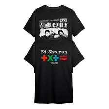 Kit 2 Camiseta Rock In Rio Ed Sheeran E Imagine Dragons Tour