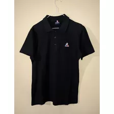 Chomba Le Coq Sportif Bat Polo Tee Negro Hombre 