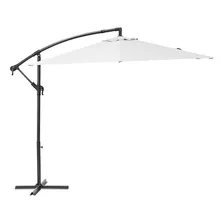 Ombrelone Guarda Sol Lateral Aço Hexagonal 290cm - Branco 