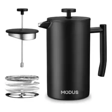 Modus Cafeteira Prensa Francesa Aço Inoxidável Preto 700 Ml