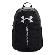 Under Armour Adult Hustle Sport Backpack, Negro (001) / Plat