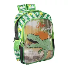 Mochila Escolar Infantil Masculina De Dinossauros