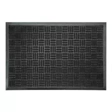 Tapete Water Fenice Residencial 89x59cm Seca Pé Preto