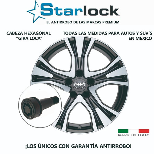 Vw Up Starlock Birlos De Seguridad Economico Envo Dhl Foto 5