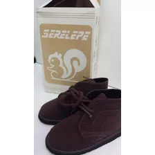 Bota Camurça Infantil Preto/marron Serelepe