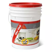 Pintura Latex Interior Super Lavable 20lt Sika Vinil Blanca Color Blanco