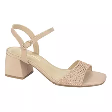 Sandalia Via Marte Mujer 23-9708 Creme Casual