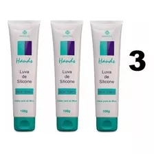 Kit 3 Luva De Silicone Aloe Vera Hands Hinode