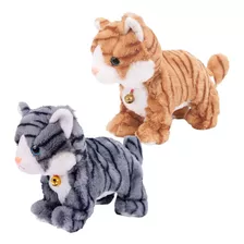 Pelucia Gato Com Movimento E Som - Caa Toys