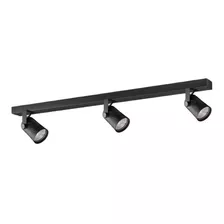 Barral Aplique Riel 3 Luces 7w Led Minimalista Spots Móviles Direccionables Apto Baño Pared O Techo Focos Incluidos